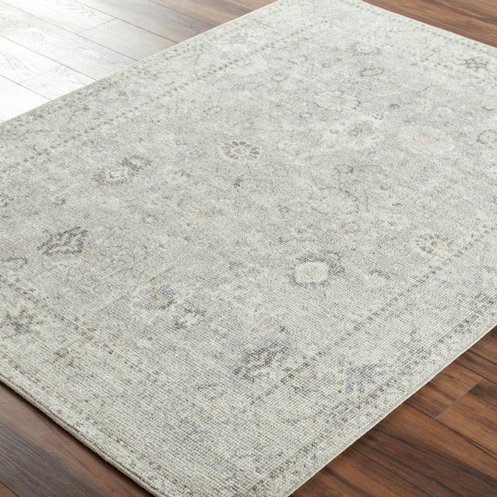 Becki Owens x Surya Davina Oriental Feather Gray/Taupe Area Rug